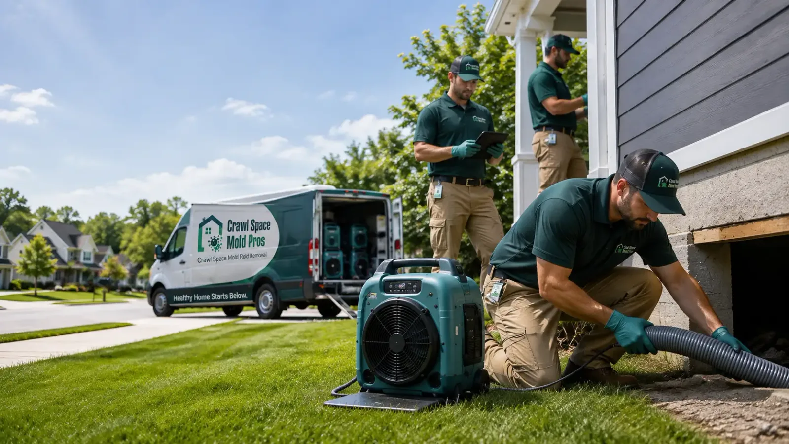 Crawl Space Mold Removal in Henrietta, TX